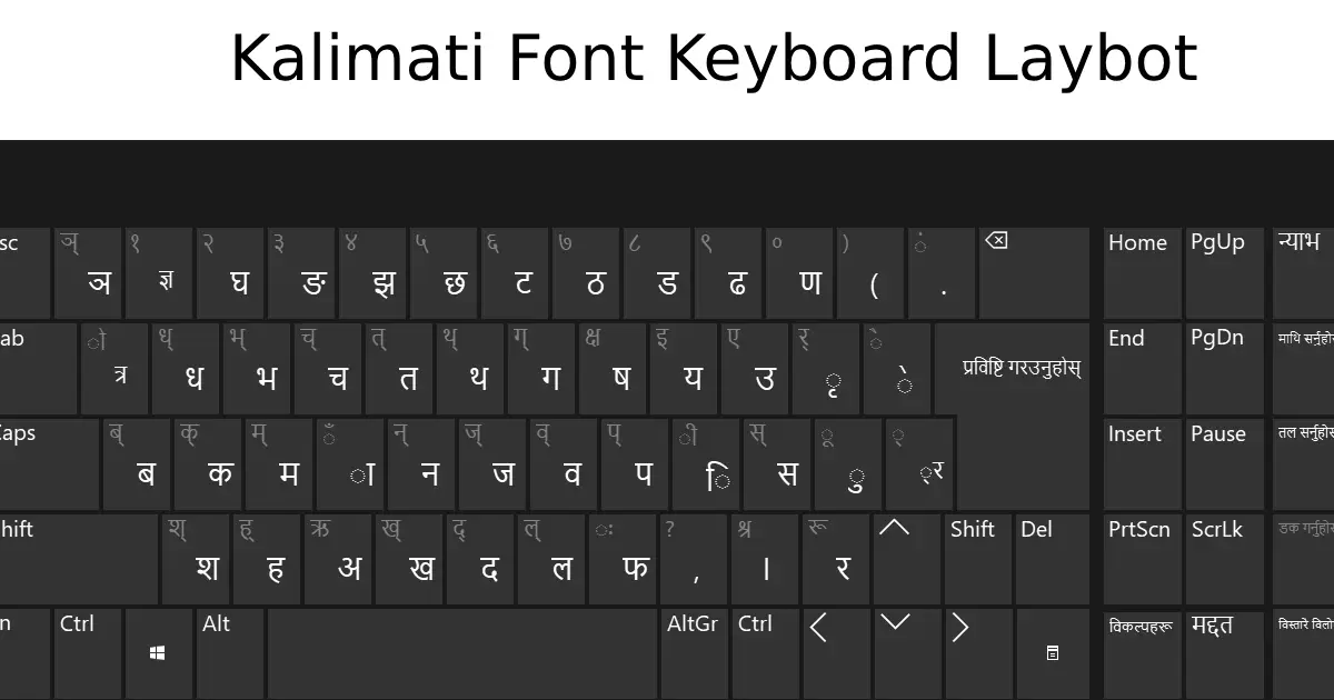 Kalimati Font Free Download